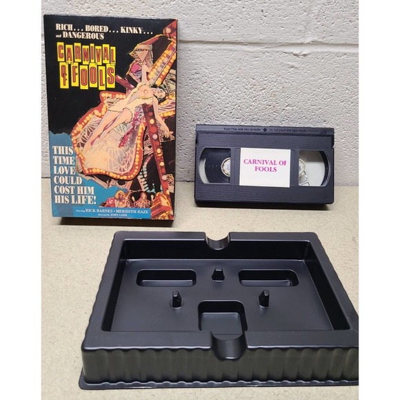 Carnival of Fools VHS Big Box AIR Video 1987 Rick Barnes Meredith Haze- Vintage - Picture 6 of 7